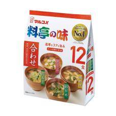 Ассорти мисо-супов MARUKOME Ryotei No Aji Miso Soup, 4 вкуса Ассорти мисо-супов MARUKOME Ryotei No Aji Miso Soup, 4 вкуса
