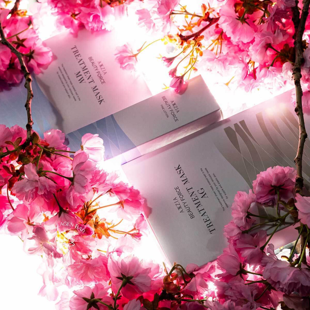Увлажняющая маска для сияния кожи AXXZIA Beauty Force Treatment Mask MW, 7 штук в коробке
