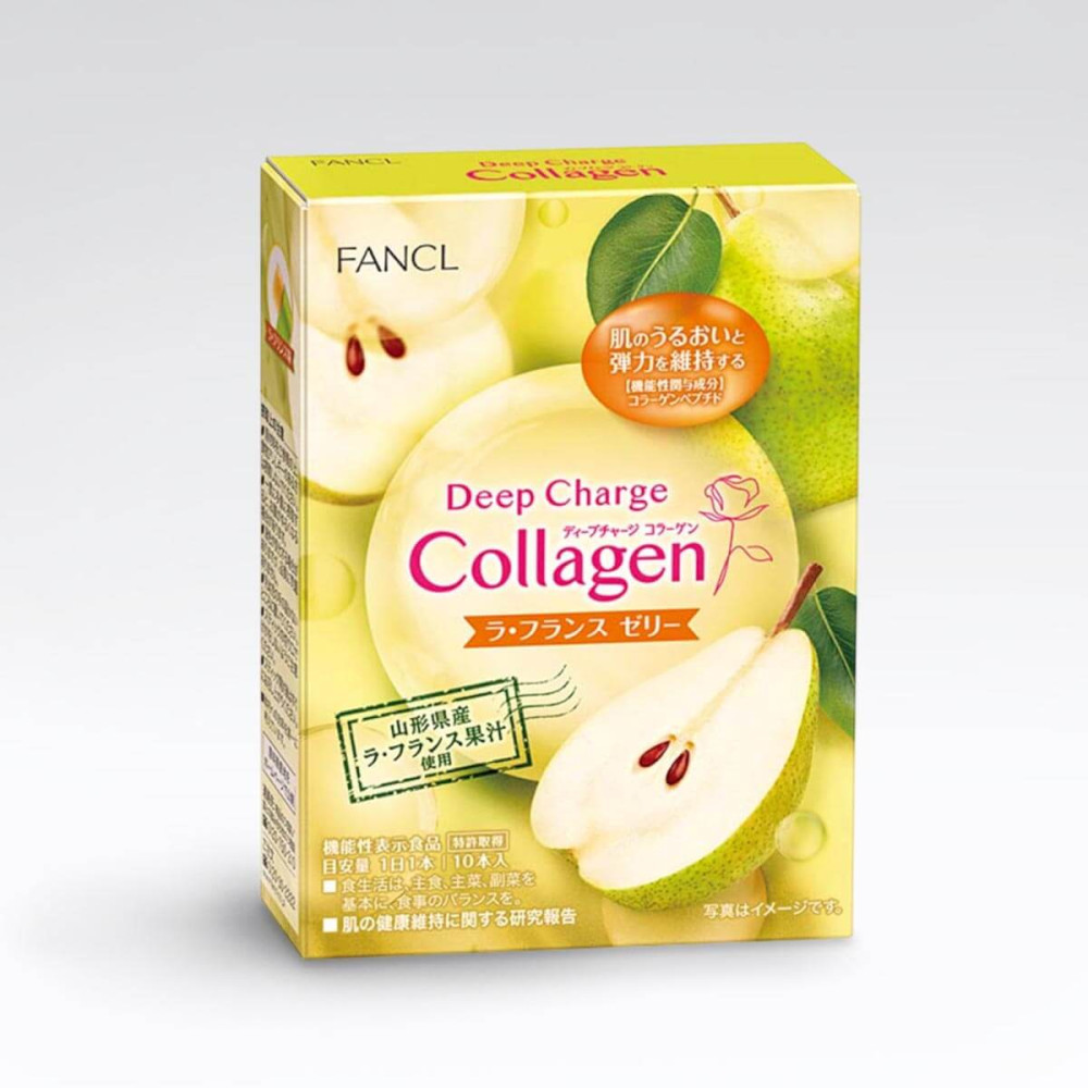 Трипептидный коллаген в желе FANCL Deep Charge Collagen La France Jelly, 10 стиков