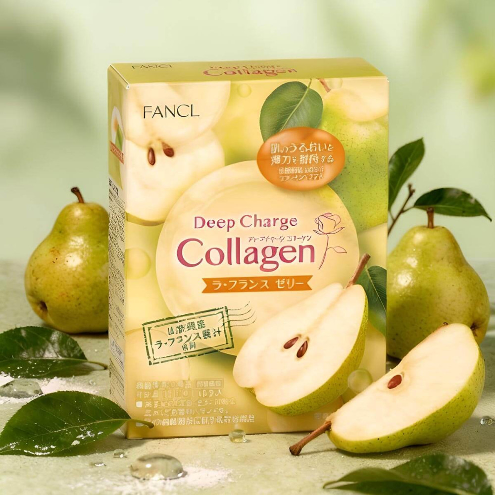 Трипептидный коллаген в желе FANCL Deep Charge Collagen La France Jelly, 10 стиков
