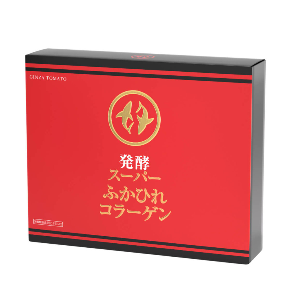 Ферментований колаген з акулячих плавців Ginza Tomato Fermented Shark Fin Collagen у стіках, 30 штук