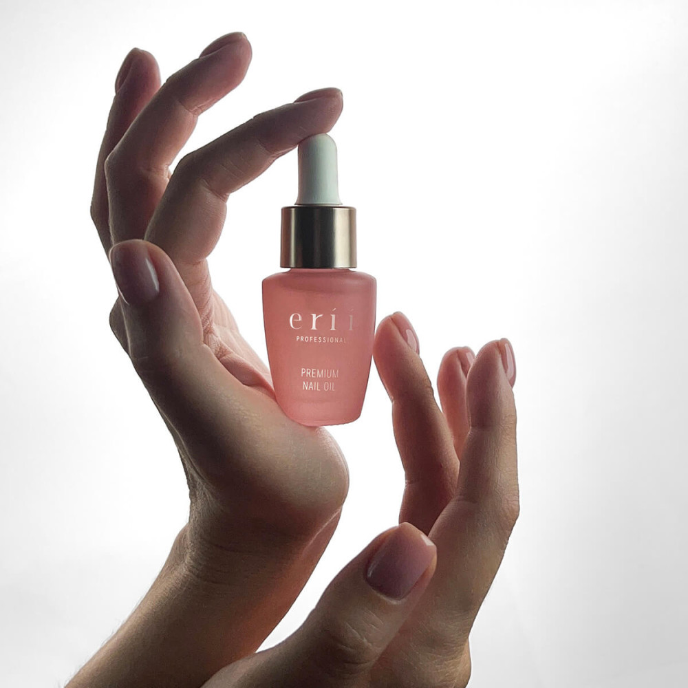 Премиальное питательное масло для ногтей и кутикул erii PROFESSIONAL Premium Nail Oil, 10 мл.