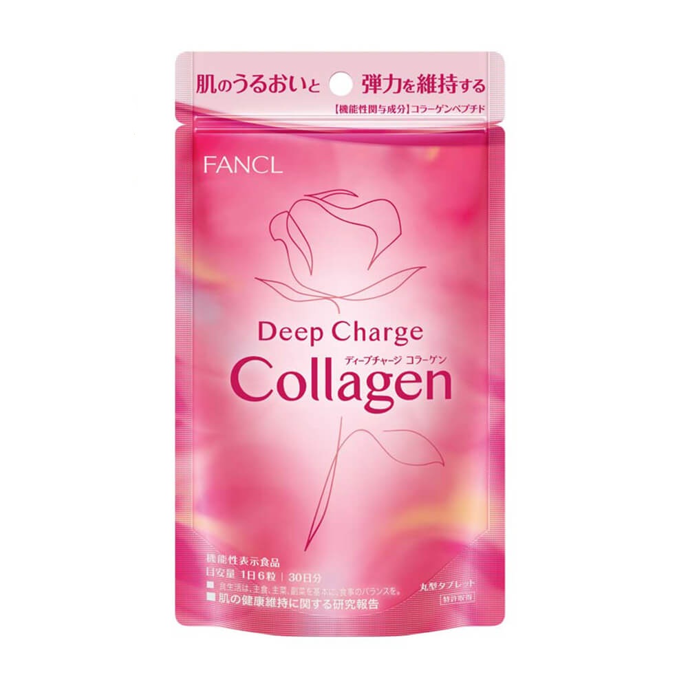 Трипептидный коллаген в таблетках FANCL Deep Charge Collagen, на 30 дней