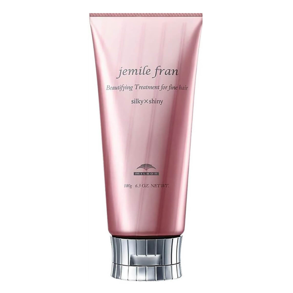 Бальзам для тонких волос Milbon Jemile Fran Treatment Silky+Shiny, 180 гр.