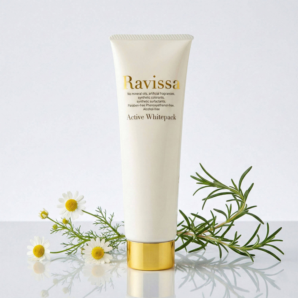 Маска-релакс с эффектом лифтинга и прозрачности кожи RAVISSA Active Whitepack, 100 g.