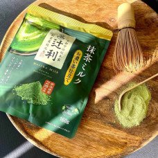 Крепкий маття латте Kataoka Tsujiri Matcha Milk 