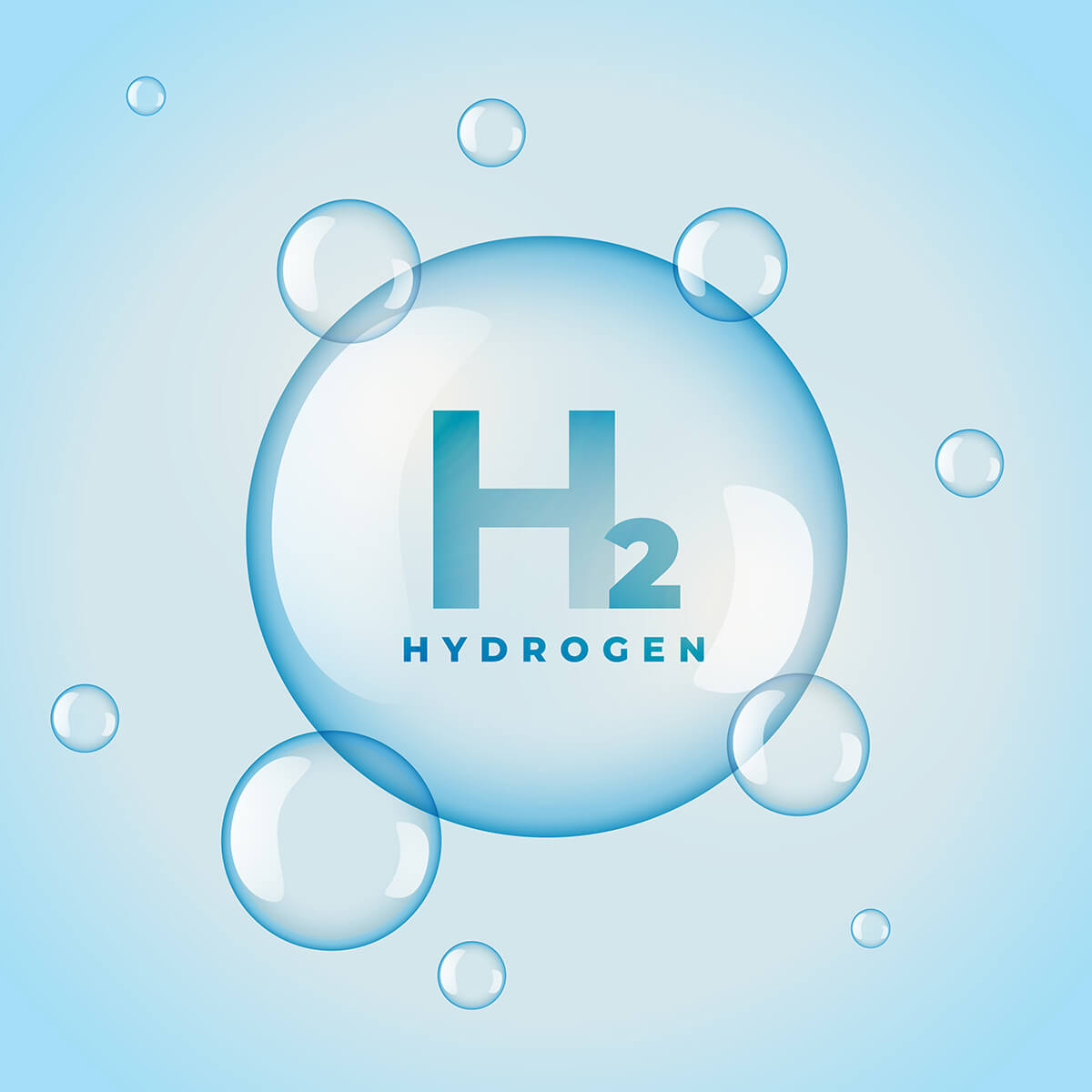 молекули водню H2