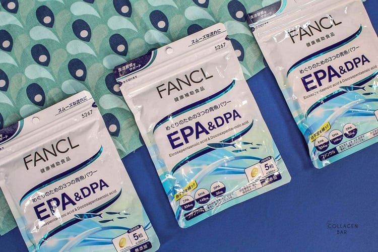 3 пакети Омега-3 FANCL c DPA