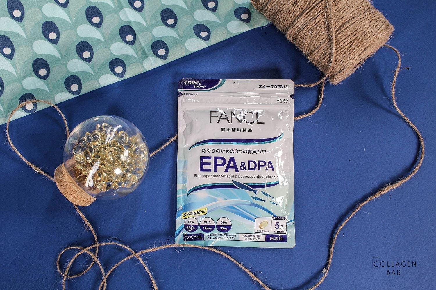 EPA+DPA от FANCL с мотком ниток