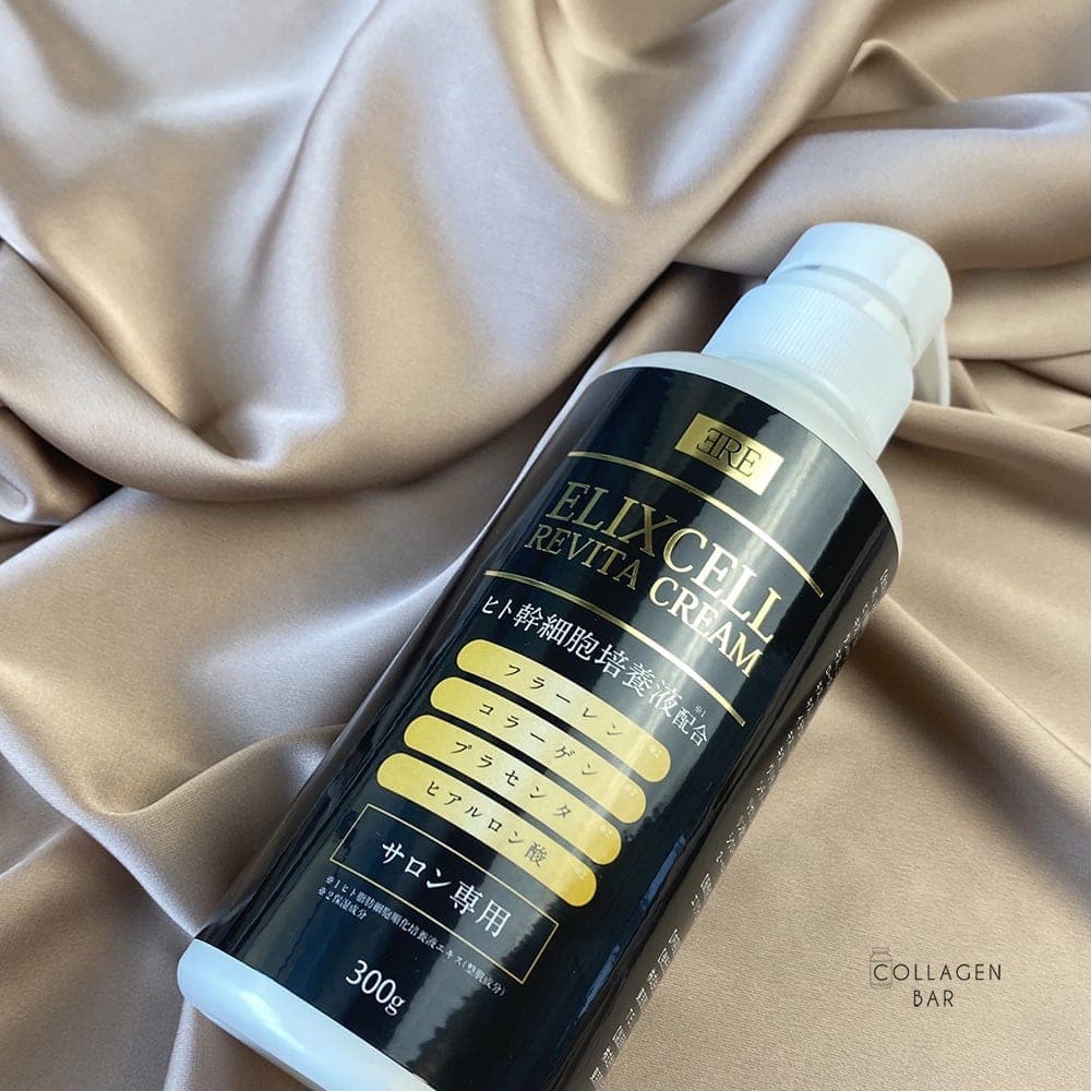 Крем Elixcell Revita Cream на світло-коричневій тканині