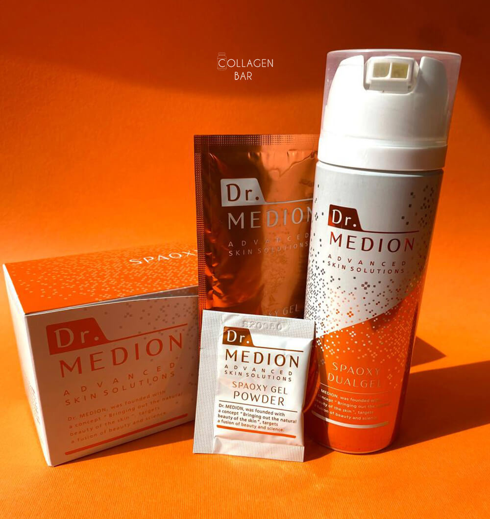 Карбокси маска Dr. MEDION Spaoxy Gel (гель-маска СО2) и карбокси маска Dr. MEDION Spa Oxy Dual Gel (во флаконе с дозатором)