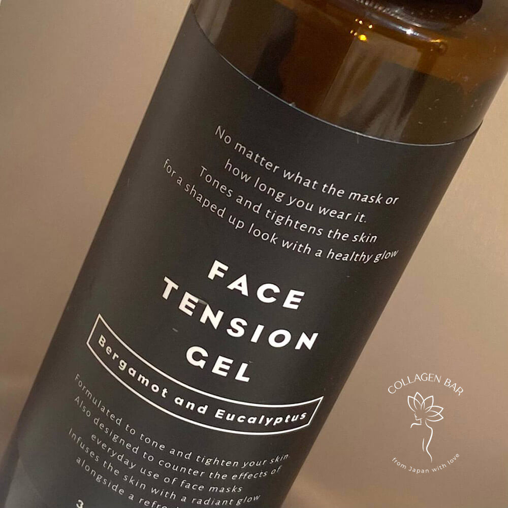 Этикетка флакона ENTREX Face Tension Gel крупный план