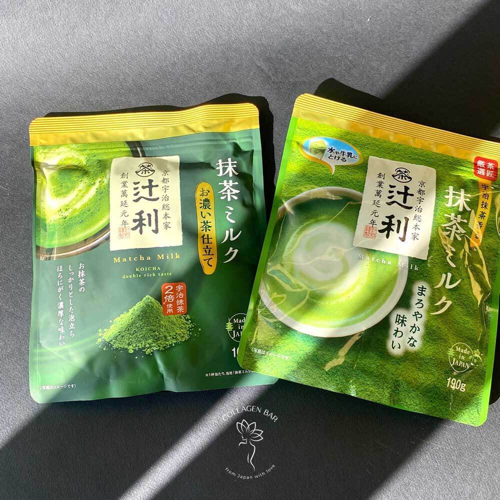 Kataoka Tsujiri Matcha Milk Koicha Double Rich Taste і Kataoka Tsujiri Matcha Milk Soft Flavor
